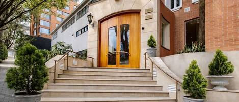 Façade de l’hébergement