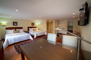 Premium bedding, minibar, in-room safe, desk