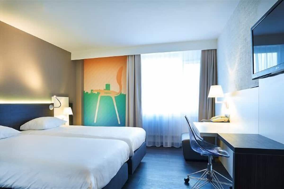 1 slaapkamer, een bureau, verduisterende gordijnen, gratis wifi