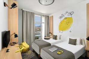 Design Room, 2 Twin Beds | In-room safe, desk, laptop workspace, blackout drapes - ibis Styles Budapest City (Budapest)
