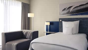 Standardzimmer, 1 Einzelbett | Allergikerbettwaren, Zimmersafe, Schreibtisch