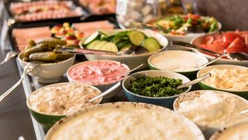 Daily buffet breakfast (EUR 20 per person)