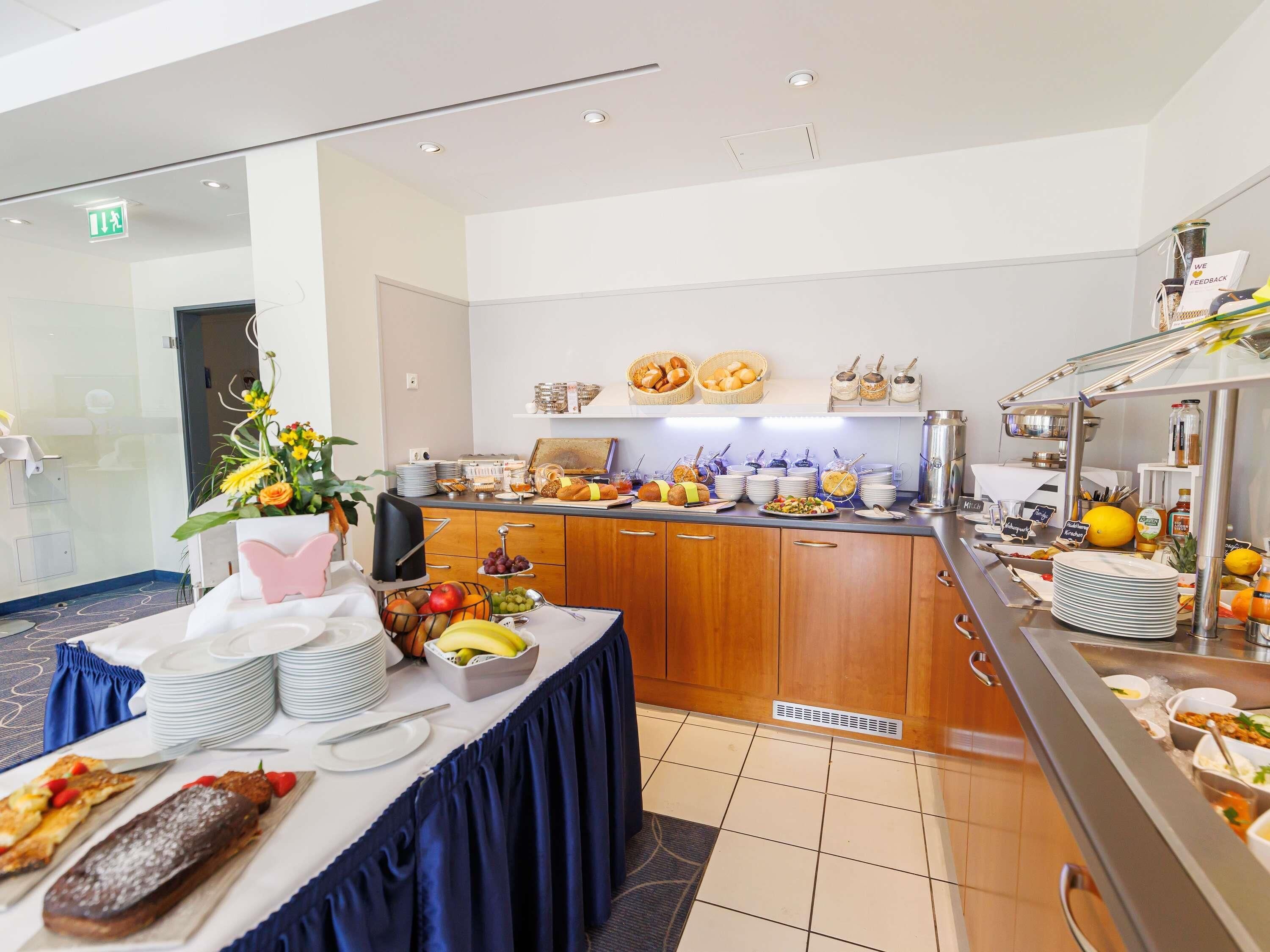 daily buffet breakfast (eur 20.5 per person)