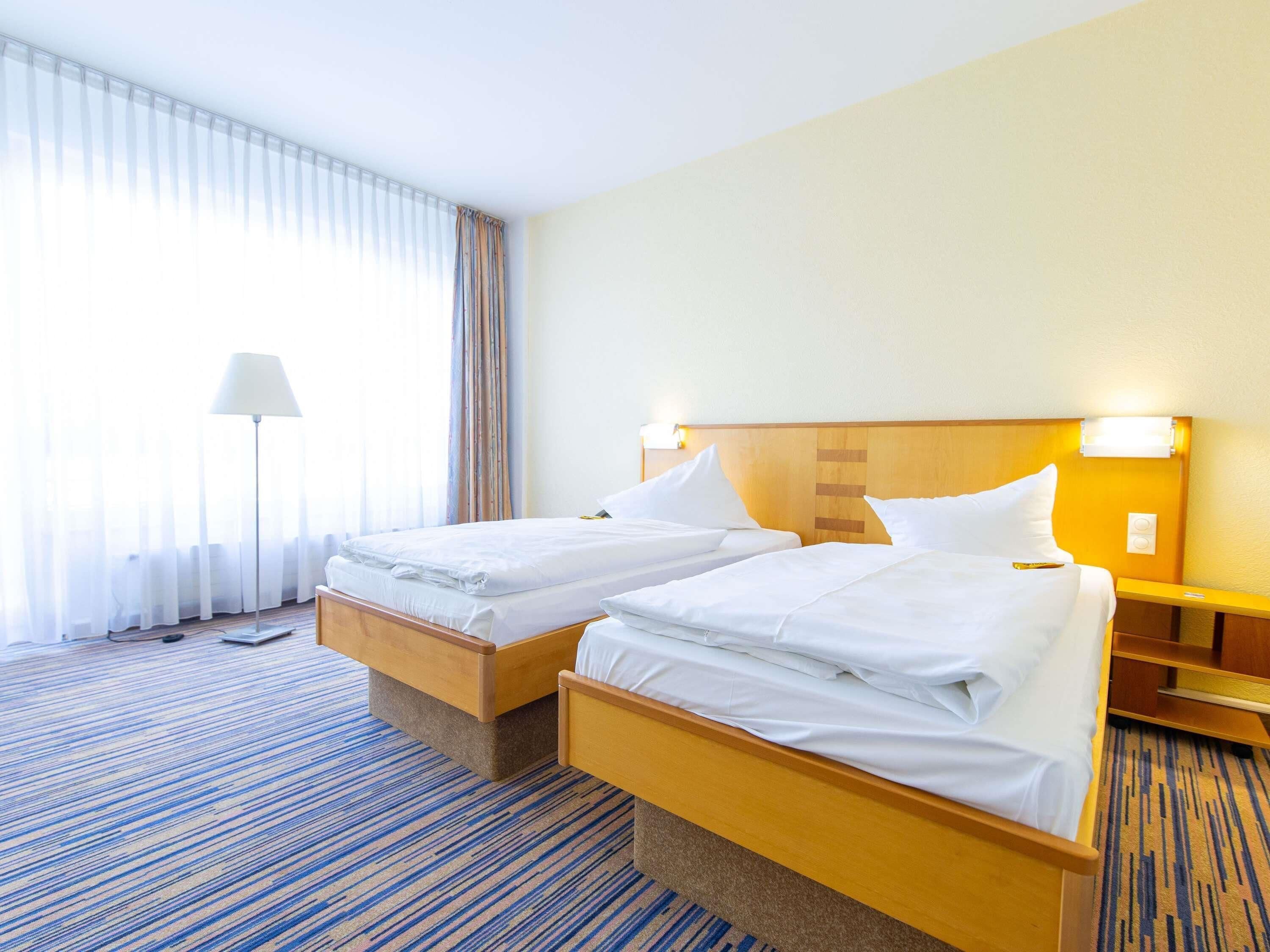 Room, Multiple Beds, Accessible | Minibar, in-room safe, desk, soundproofing