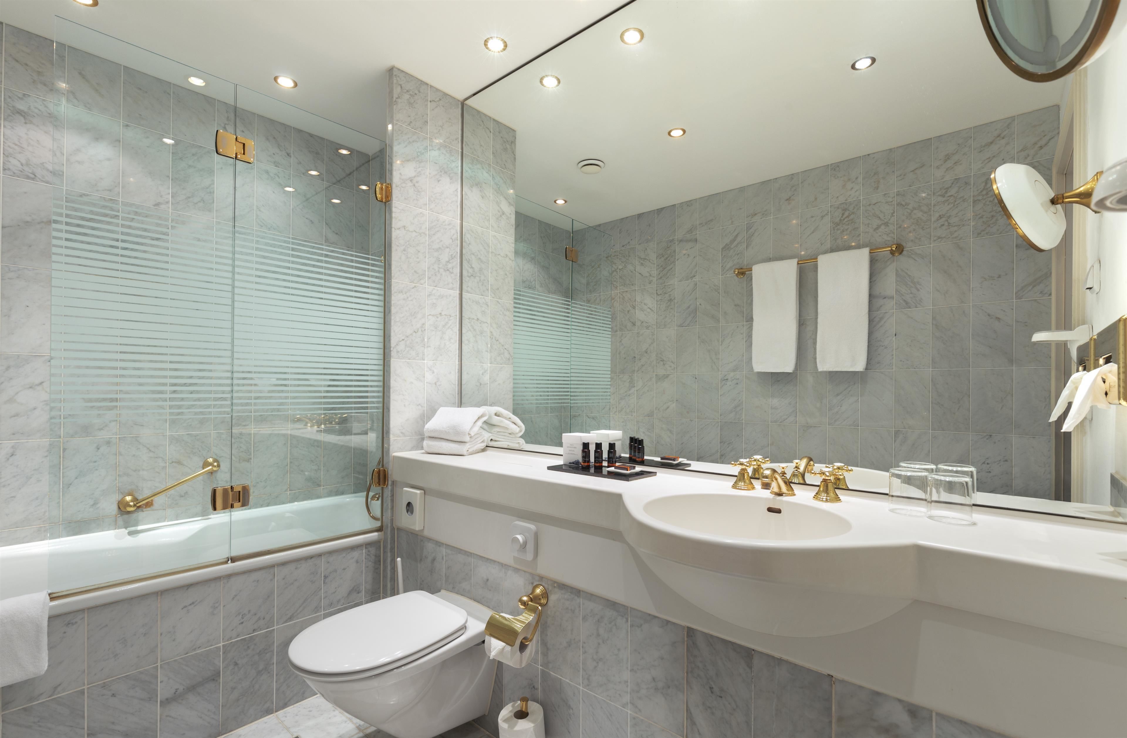 hair dryer, slippers, towels