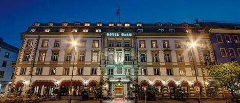 Front of property - evening/night