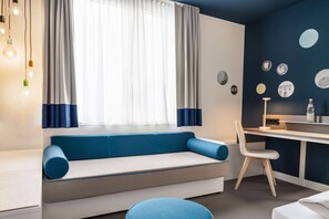Hypo-allergenic bedding, individually decorated, individually furnished
