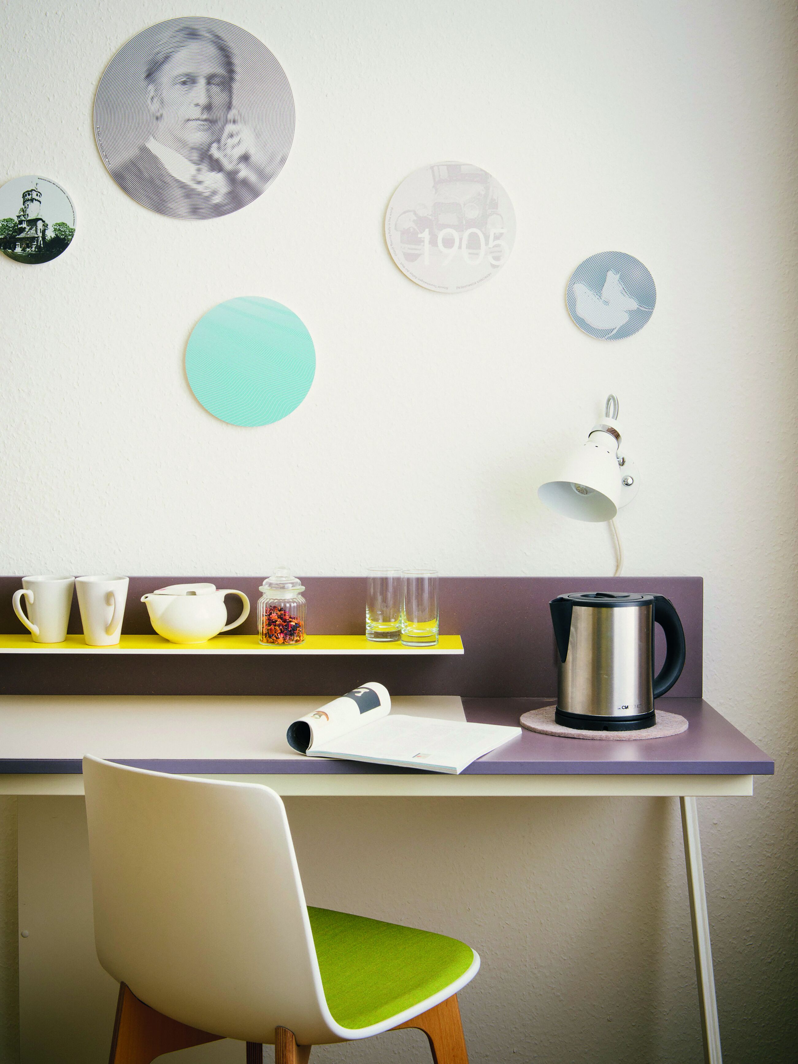 hypo-allergenic bedding, individually decorated, individually furnished