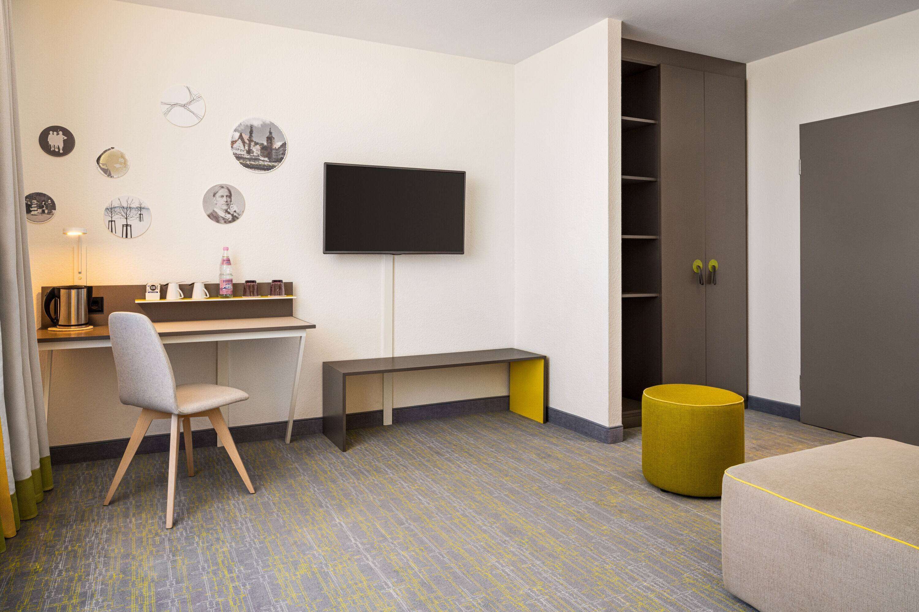 hypo-allergenic bedding, individually decorated, individually furnished