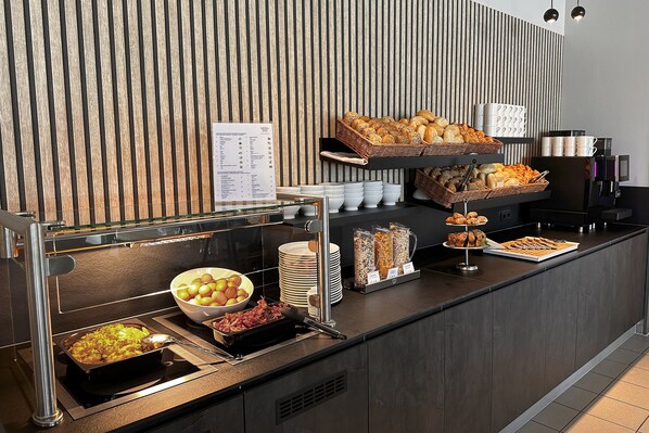 Daily buffet breakfast (EUR 14 per person)