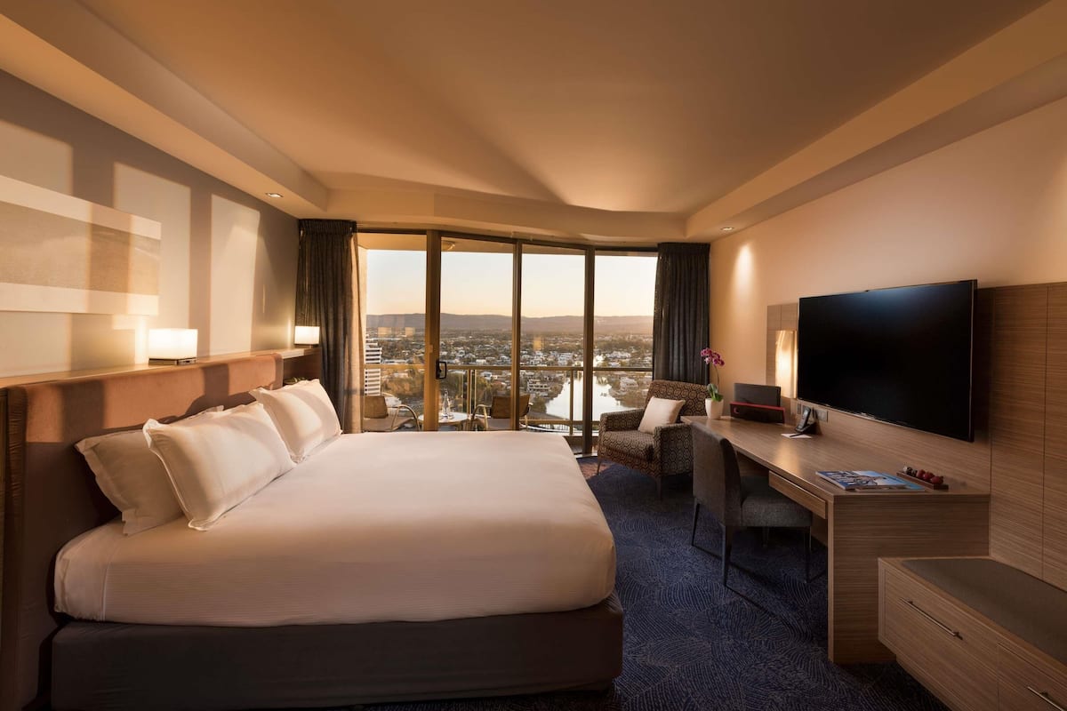 Rom – superior, 1 kingsize-seng, havutsikt | Sengetøy av topp kvalitet, minibar, safe på rommet og skrivebord