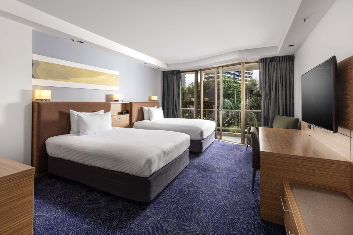 Classic Room, 2 Double Beds, City View | Premium bedding, minibar, in-room safe, desk