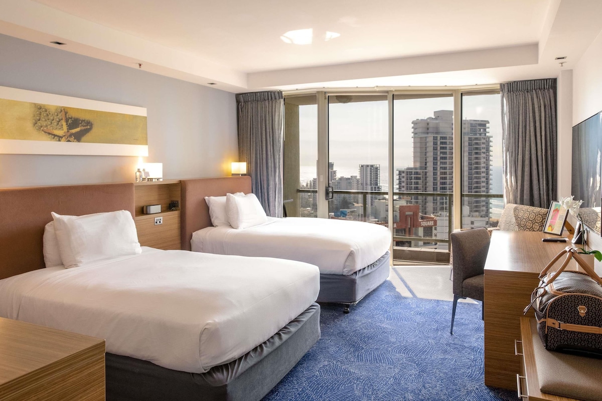 Superior Room, 2 Double Beds (Hinterland View) | Premium bedding, minibar, in-room safe, desk