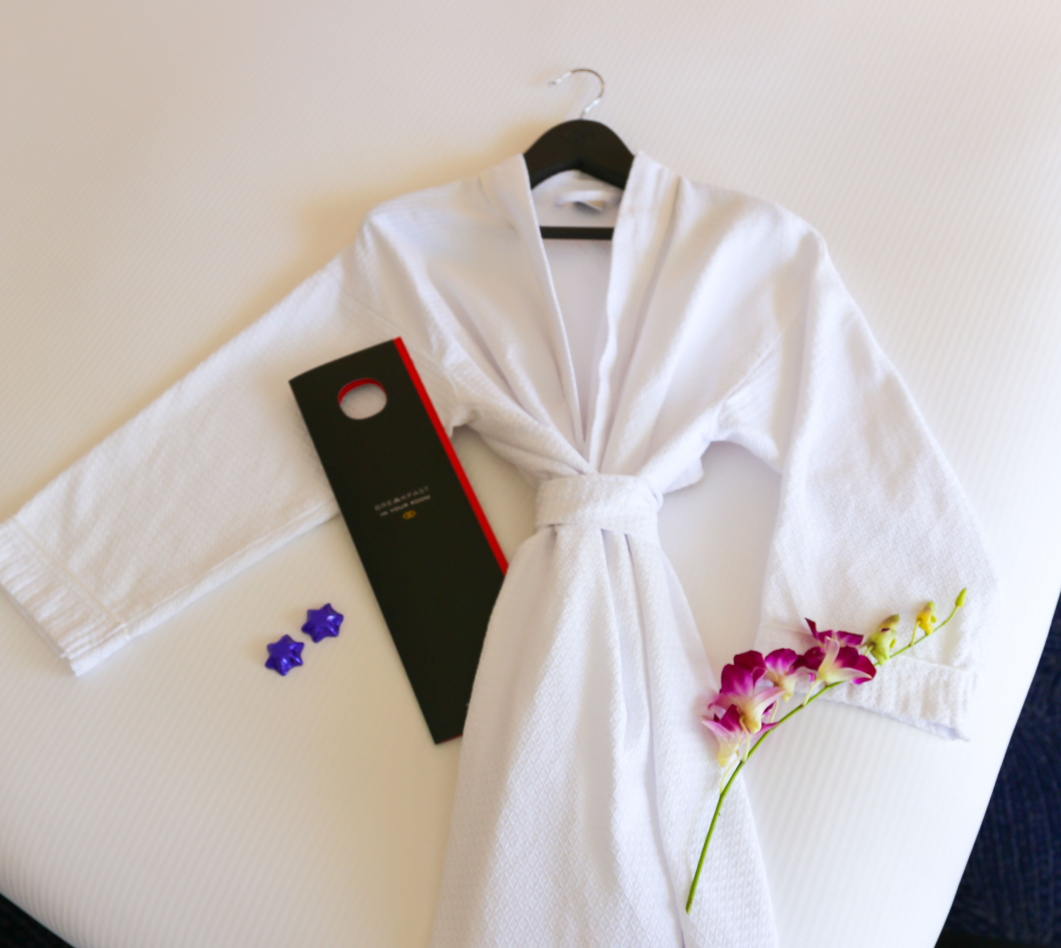 separate bathtub and shower, deep-soaking bathtub, designer toiletries