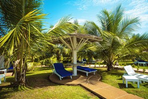 Outdoor pool, open 7 AM to 8 PM, pool umbrellas, sun loungers