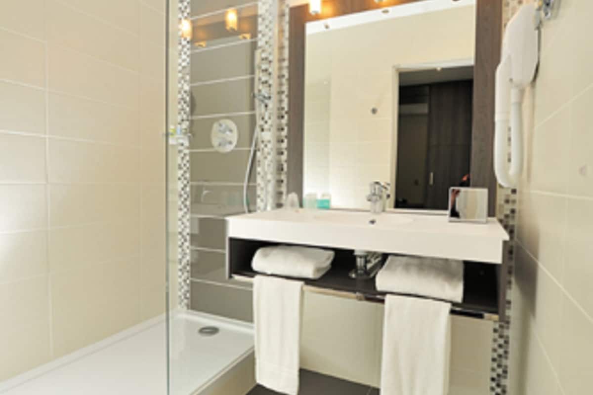 free toiletries, hair dryer, bathrobes, slippers