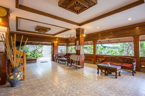 Lobby sitting area