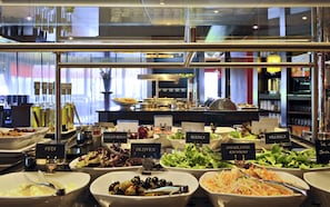 Daily buffet breakfast (EUR 22 per person)