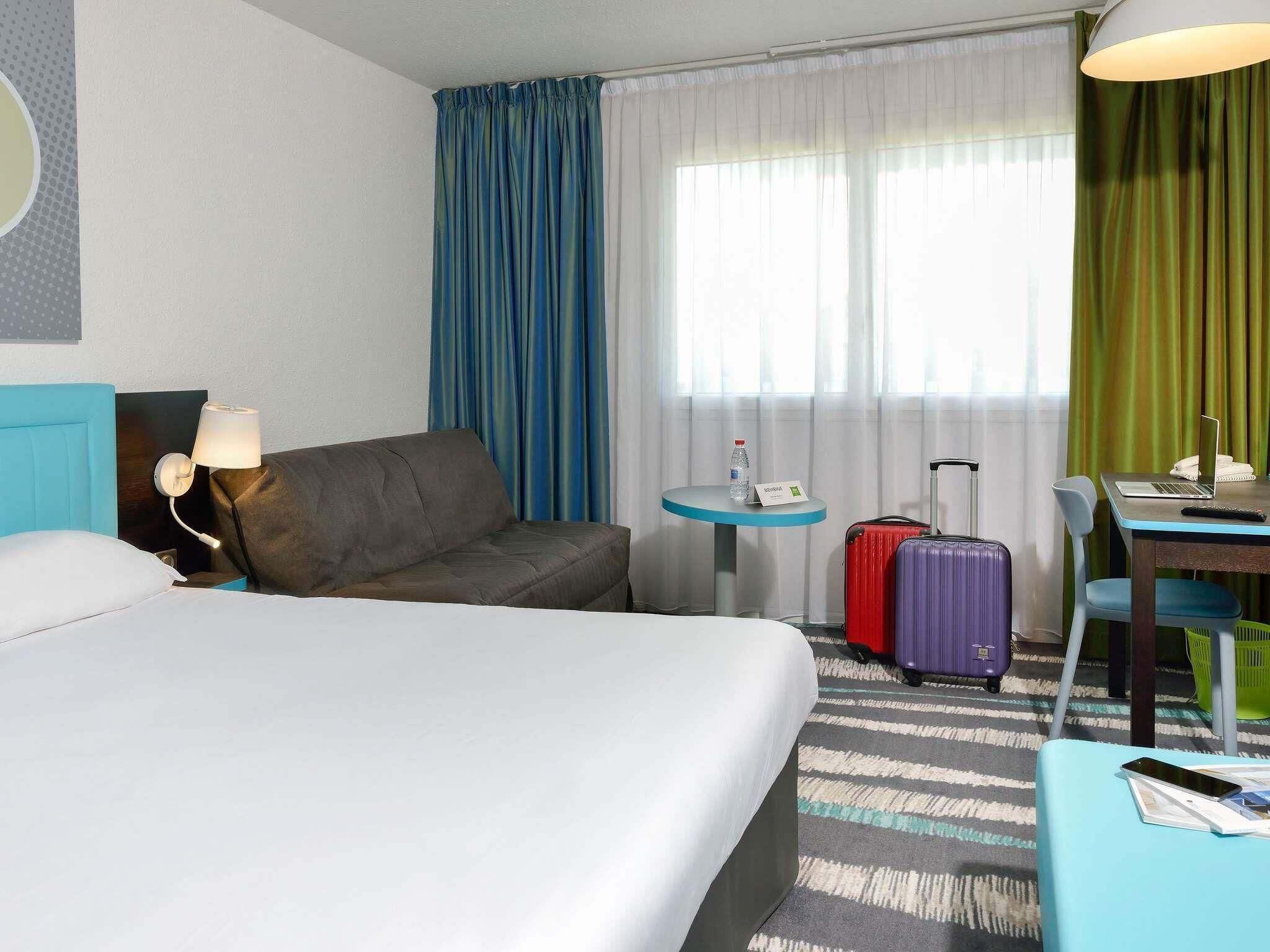 Premium bedding, individually furnished, desk, blackout curtains