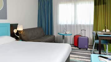 Premium bedding, individually furnished, desk, blackout curtains