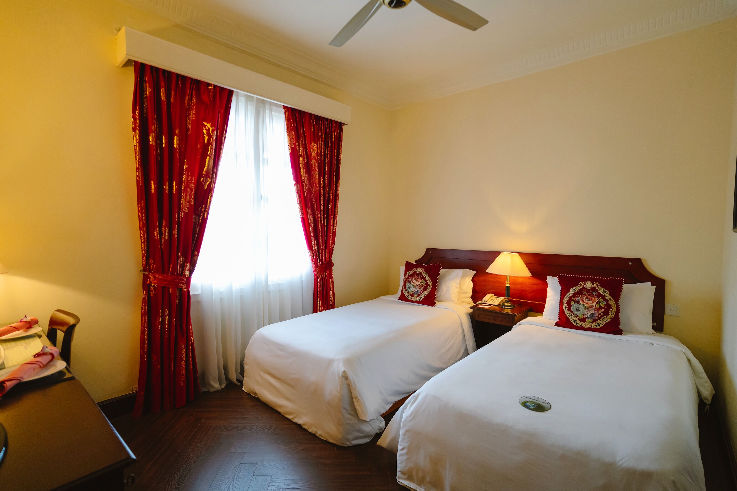 Minibar, in-room safe, desk, blackout curtains