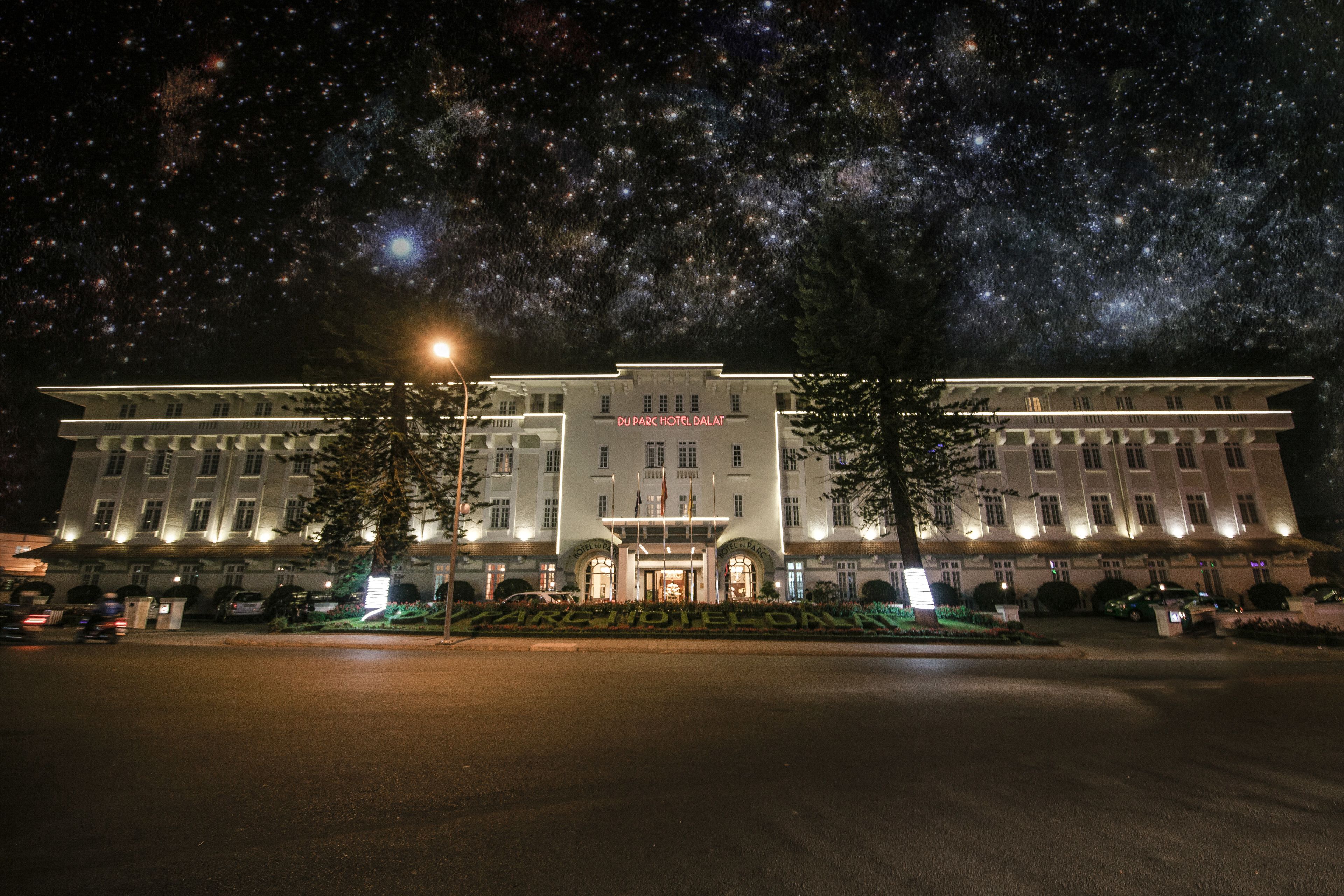 Front of property – evening/night