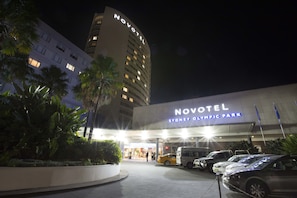 Front of property – evening/night