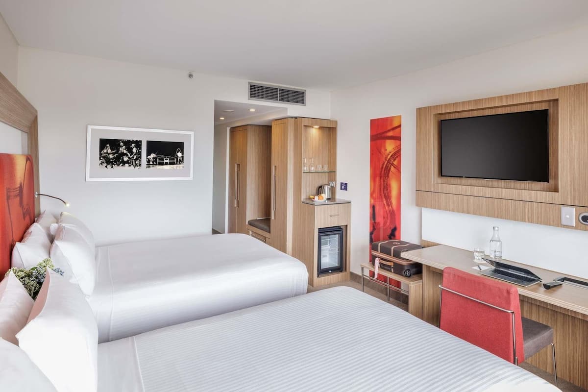 Superior Double Room, 2 Double Beds | Minibar, in-room safe, desk, laptop workspace