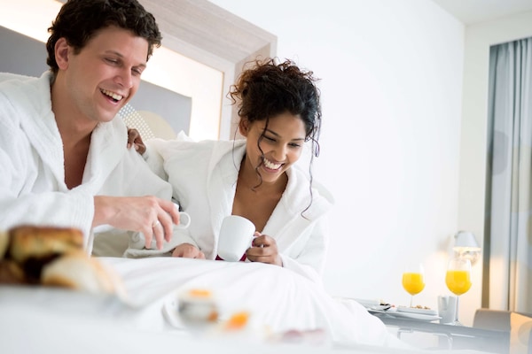 In-room safe, desk, laptop workspace, blackout curtains