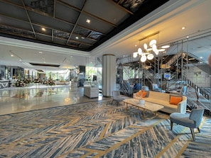 Sala de estar en el lobby