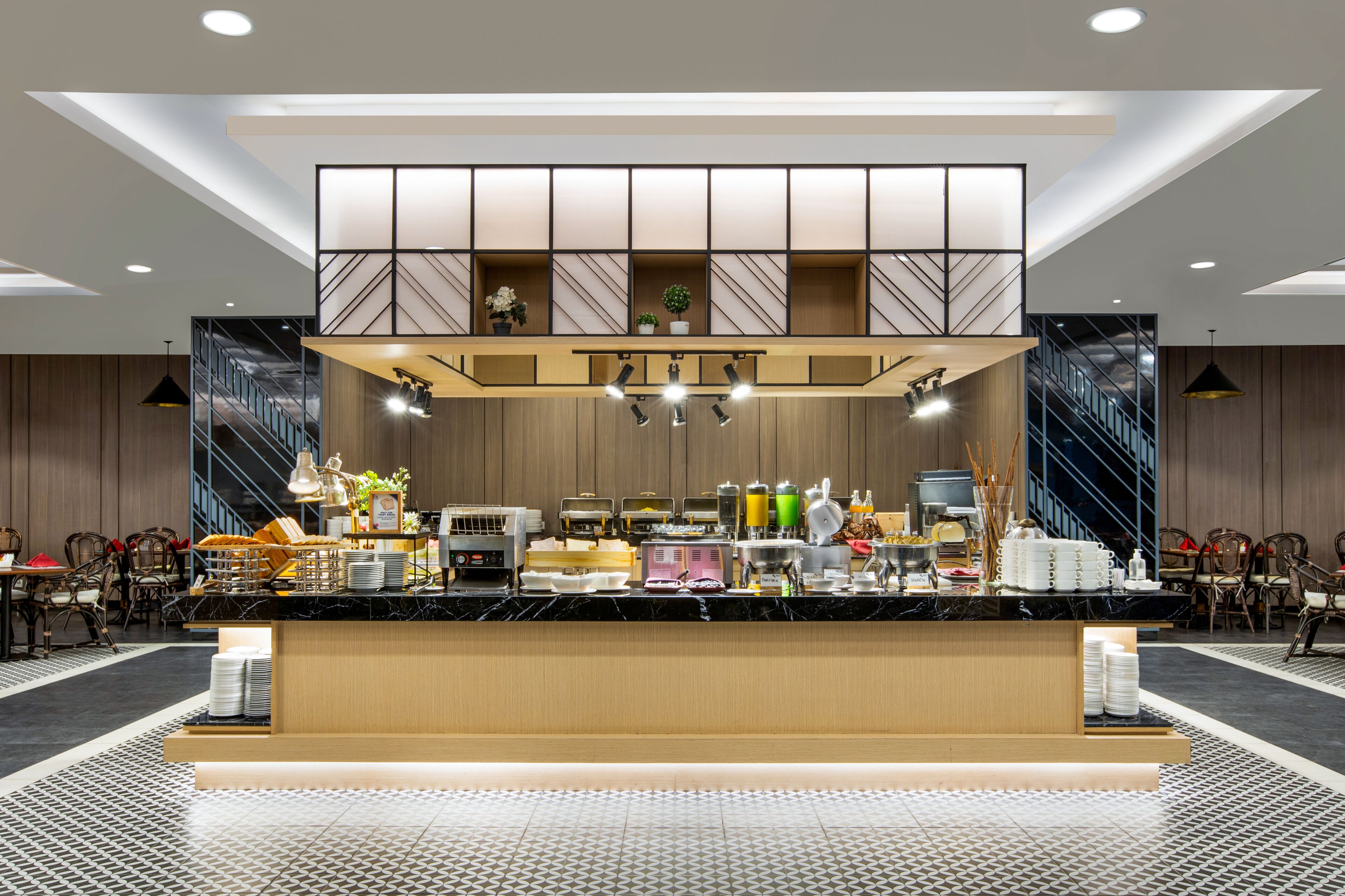 daily buffet breakfast (idr 150000 per person)