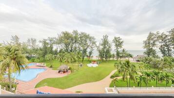 Útsýni að strönd/hafi