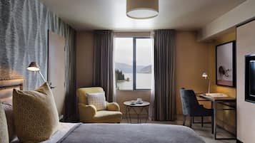 Guest Room, Lake View | 1 bedroom, premium bedding, down comforters, in-room safe