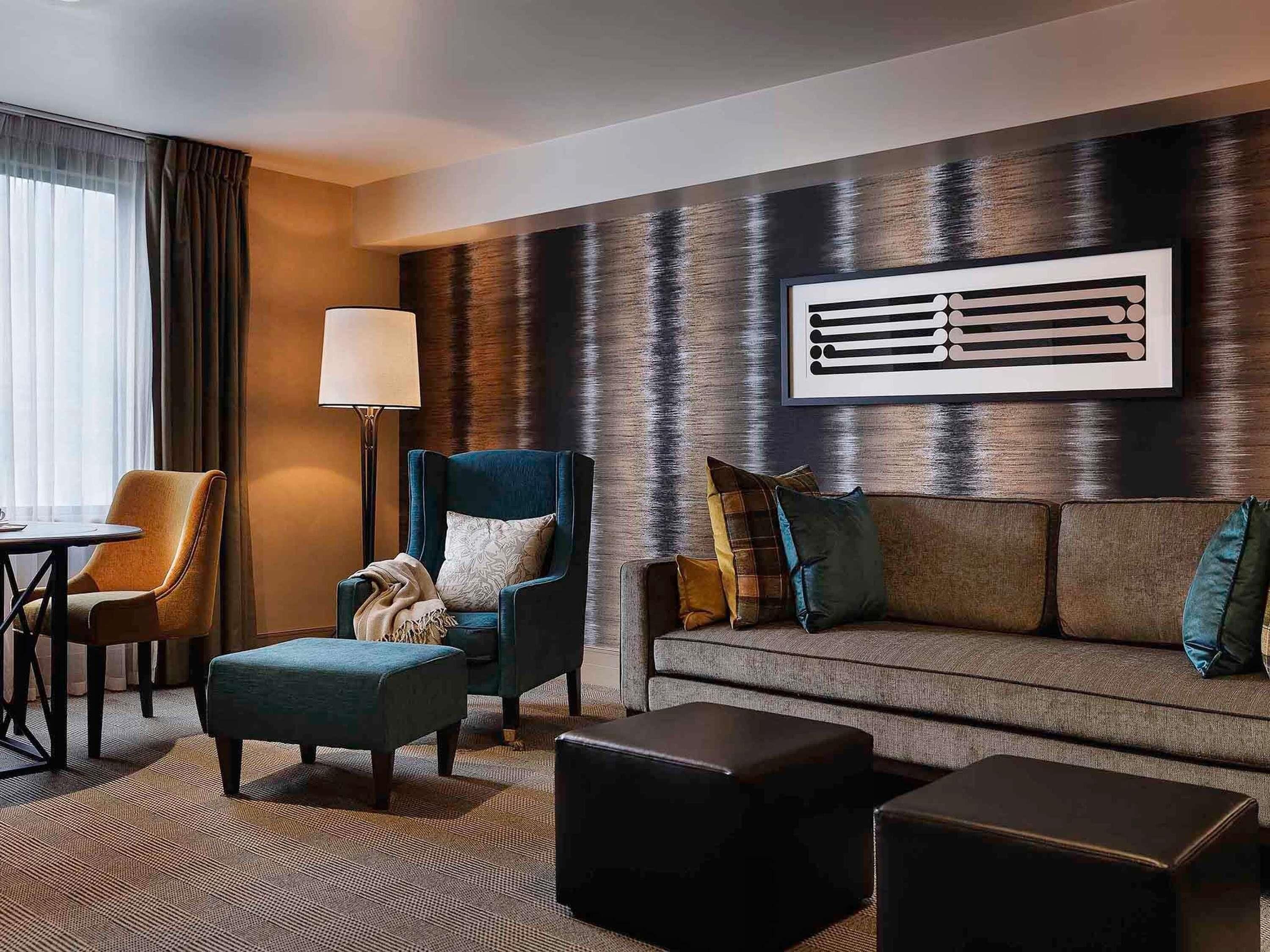 Premium bedding, down comforters, in-room safe, laptop workspace