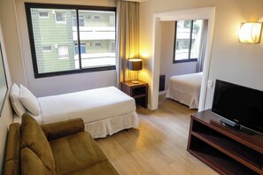 In-room safe, laptop workspace, blackout curtains, free WiFi