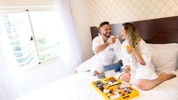 Serviço de quarto: opções para refeição