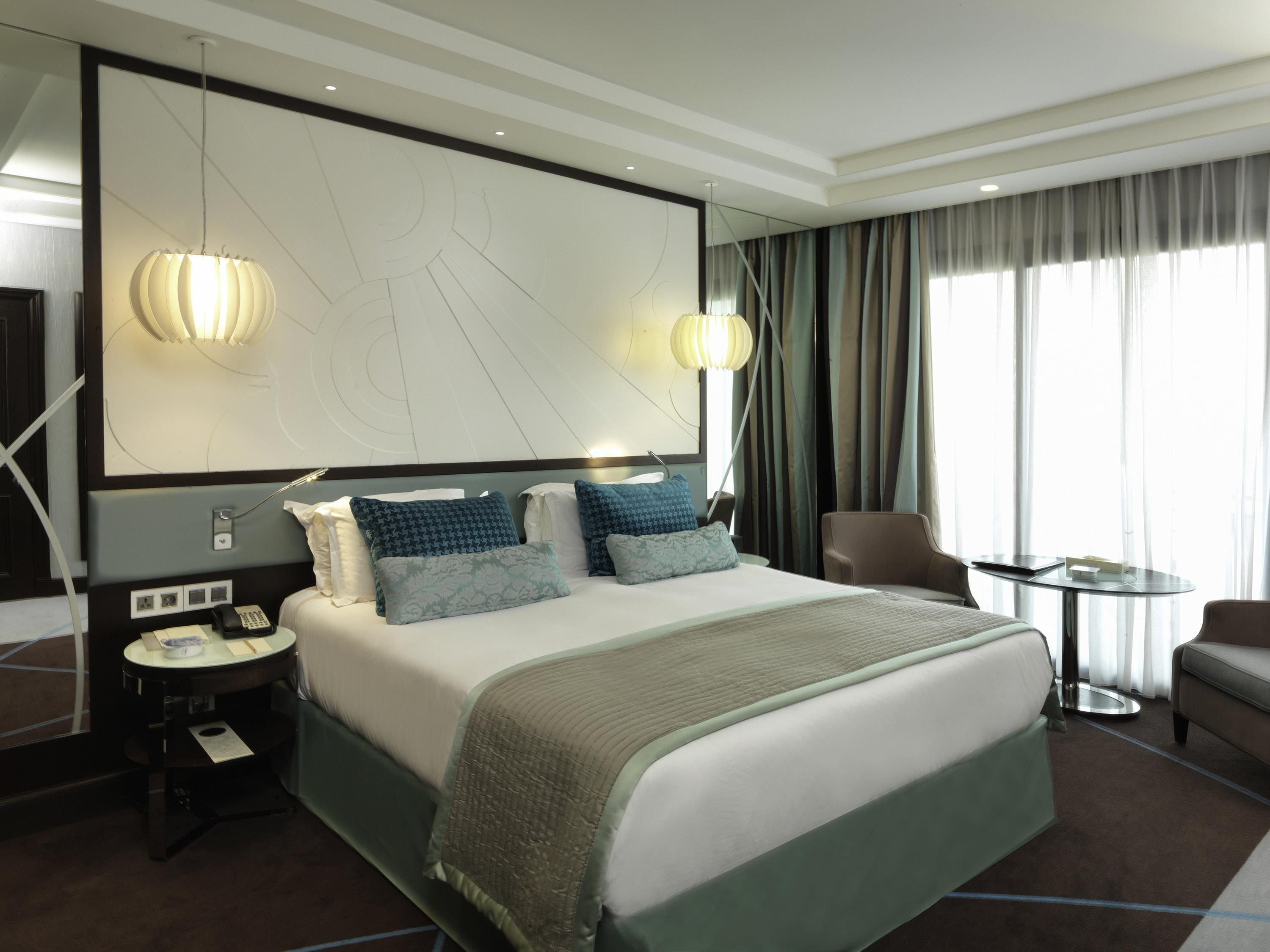 Habitación de lujo, 1 cama de matrimonio grande, balcón | Sábanas de algodón egipcio y ropa de cama de alta calidad