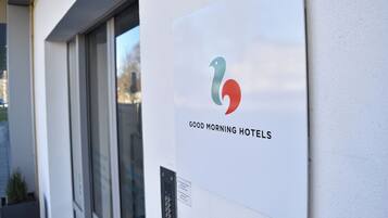 Entrada de l'allotjament