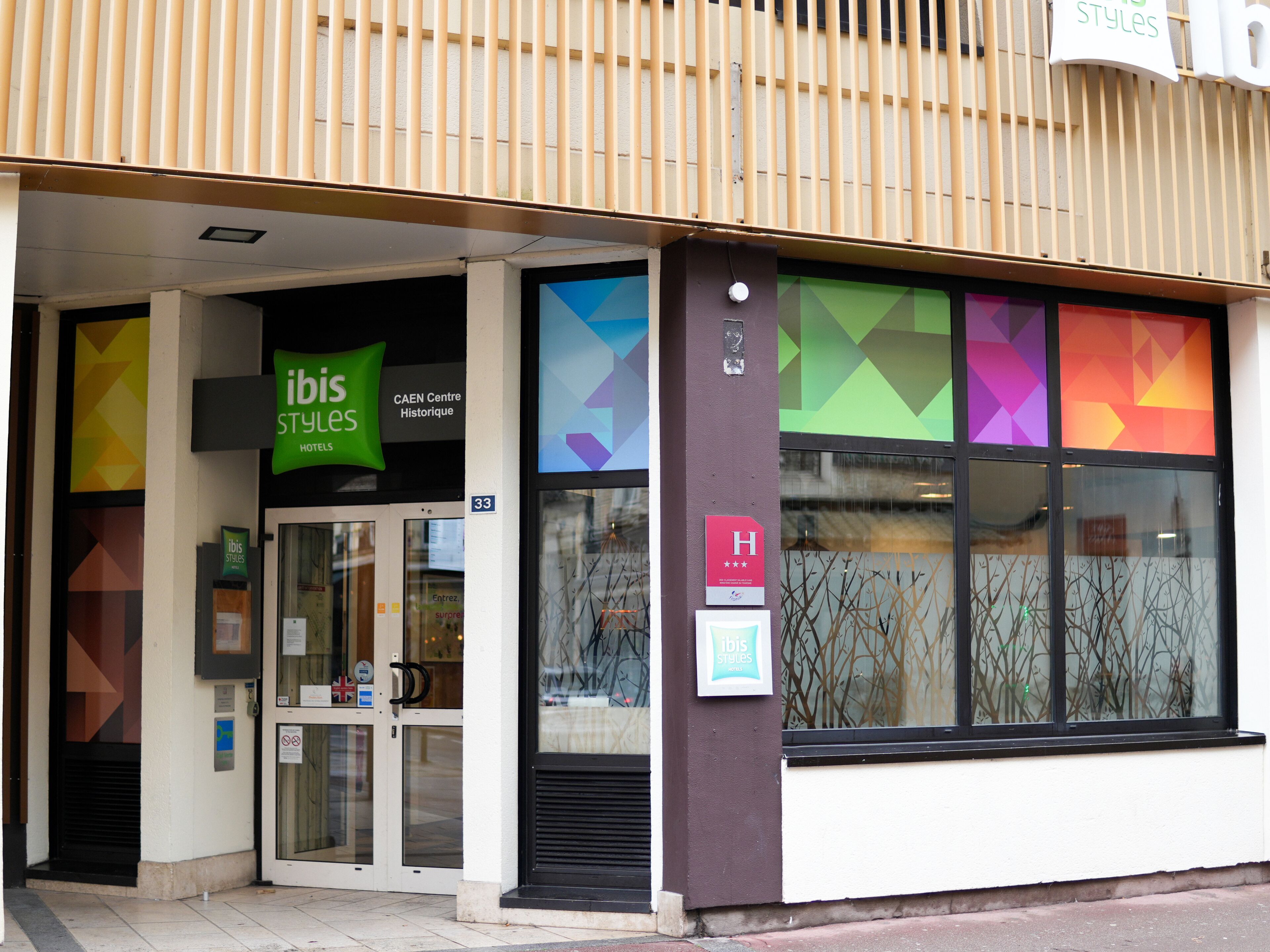 Façade de l’hébergement