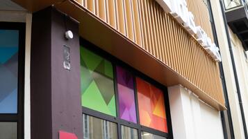 Voorkant van accommodatie