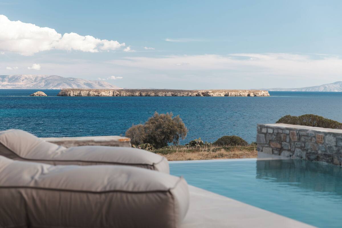 Grand-Suite, eigener Pool, Meerblick | Terrasse/Patio