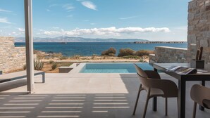 Signature Suite, Private Pool, Sea View | Beach/ocean view - Poseidon of Paros (Paros)