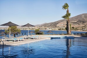 2 outdoor pools, pool umbrellas, sun loungers