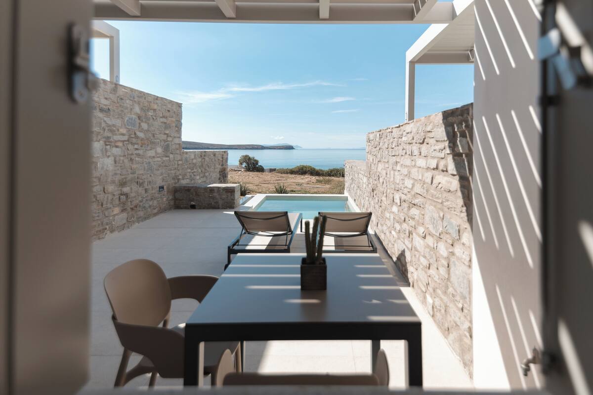 Junior-Suite, eigener Pool, Meerblick | Strand-/Meerblick
