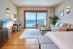 Suite familiale | Literie de qualité, couette en duvet, minibar, coffre-fort