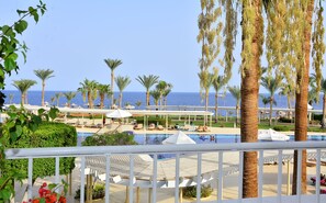 Uitzicht vanaf balkon