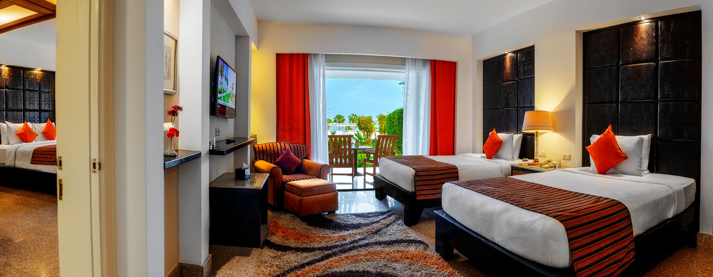 Family Room | Premium bedding, minibar, in-room safe, soundproofing