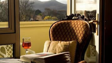 Luxe studio suite | Uitzicht vanaf balkon