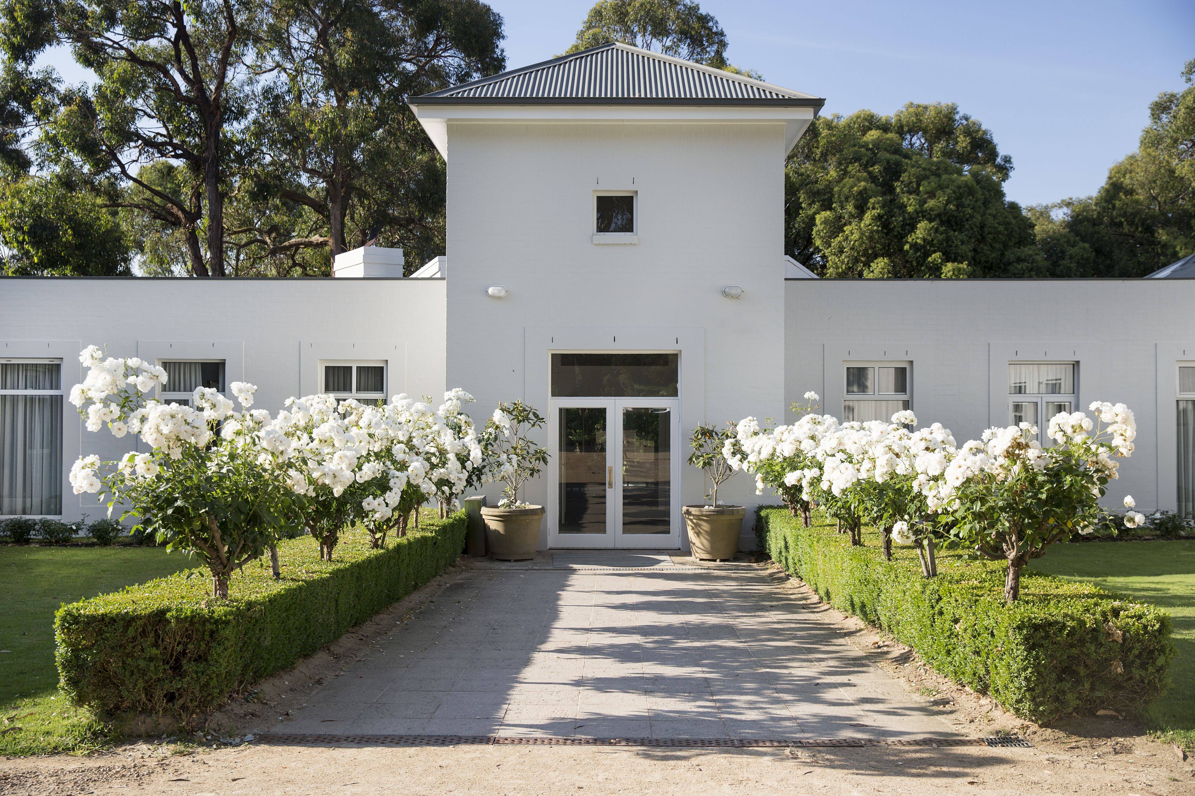Entrada de la propiedad