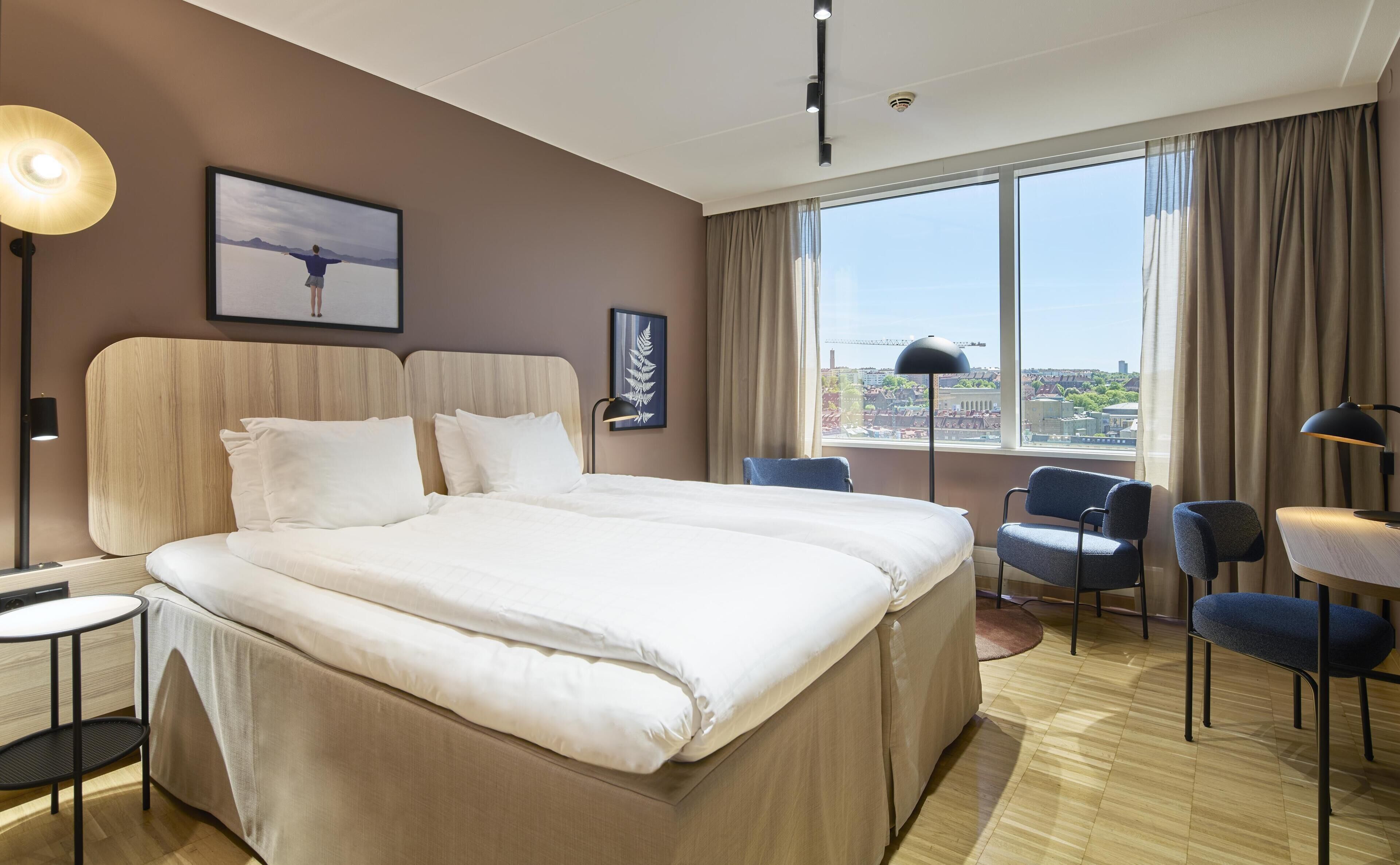 In-room safe, desk, iron/ironing board, WiFi (free)